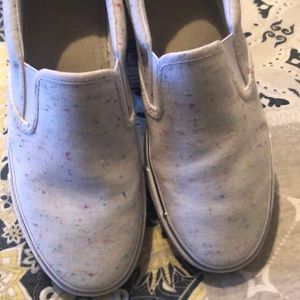 Slip in canvas shoes